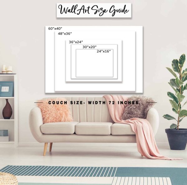 ToeFishArt 60x40 Sizing Guide. Original, custom, personalized wall decor signs. Canvas, Wood or Metal. Rustic modern farmhouse, cottagecore, vintage, retro, industrial, Americana, primitive, country, coastal, minimalist.